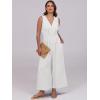 imageANRABESS Women Jumpsuits Sleeveless V Neck Elegant Dressy Casual Backless One Piece Pants Romper 2025 Summer OutfitsWhite