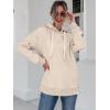 imageANRABESS Women Oversized Hoodies Side Zipper Fleece Long Sweatshirts Lightweight Tunic Pullover 2025 Fall Trendy ClothesApricot