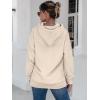 imageANRABESS Women Oversized Hoodies Side Zipper Fleece Long Sweatshirts Lightweight Tunic Pullover 2025 Fall Trendy ClothesApricot