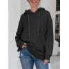 imageANRABESS Women Oversized Hoodies Side Zipper Fleece Long Sweatshirts Lightweight Tunic Pullover 2025 Fall Trendy ClothesBlack