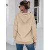 imageANRABESS Women Oversized Hoodies Side Zipper Fleece Long Sweatshirts Lightweight Tunic Pullover 2025 Fall Trendy ClothesDark Apricot