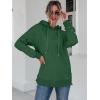 imageANRABESS Women Oversized Hoodies Side Zipper Fleece Long Sweatshirts Lightweight Tunic Pullover 2025 Fall Trendy ClothesDeep Green