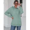 imageANRABESS Women Oversized Hoodies Side Zipper Fleece Long Sweatshirts Lightweight Tunic Pullover 2025 Fall Trendy ClothesLight Green