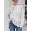 imageANRABESS Women Oversized Hoodies Side Zipper Fleece Long Sweatshirts Lightweight Tunic Pullover 2025 Fall Trendy ClothesLight Grey