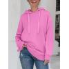 imageANRABESS Women Oversized Hoodies Side Zipper Fleece Long Sweatshirts Lightweight Tunic Pullover 2025 Fall Trendy ClothesPink