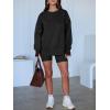 imageANRABESS Women Oversized Sweatshirts Thumbhole Long Sleeve Hoodies Shirts 2025 Fall Side Slit Pullover Top Teen Y2k OutfitsBlack