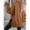 imageANRABESS Women Oversized Sweatshirts Thumbhole Long Sleeve Hoodies Shirts 2025 Fall Side Slit Pullover Top Teen Y2k OutfitsCaramel