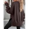 imageANRABESS Women Oversized Sweatshirts Thumbhole Long Sleeve Hoodies Shirts 2025 Fall Side Slit Pullover Top Teen Y2k OutfitsCoffee