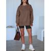 imageANRABESS Women Oversized Sweatshirts Thumbhole Long Sleeve Hoodies Shirts 2025 Fall Side Slit Pullover Top Teen Y2k OutfitsDeep Brown