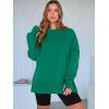 imageANRABESS Women Oversized Sweatshirts Thumbhole Long Sleeve Hoodies Shirts 2025 Fall Side Slit Pullover Top Teen Y2k OutfitsGreen