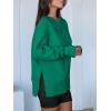 imageANRABESS Women Oversized Sweatshirts Thumbhole Long Sleeve Hoodies Shirts 2025 Fall Side Slit Pullover Top Teen Y2k OutfitsGreen