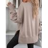 imageANRABESS Women Oversized Sweatshirts Thumbhole Long Sleeve Hoodies Shirts 2025 Fall Side Slit Pullover Top Teen Y2k OutfitsLight Khaki