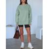 imageANRABESS Women Oversized Sweatshirts Thumbhole Long Sleeve Hoodies Shirts 2025 Fall Side Slit Pullover Top Teen Y2k OutfitsSage Green