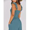 imageANRABESS Women Summer Casual Dressy Sleeveless Smocked Wide Leg Linen Jumpsuits Rompers 2025 Trendy Travel Outfit PocketGray Blue
