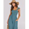 imageANRABESS Women Summer Casual Dressy Sleeveless Smocked Wide Leg Linen Jumpsuits Rompers 2025 Trendy Travel Outfit PocketGray Blue