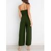 imageANRABESS Women Summer Dressy Jumpsuits One Shoulder Sleeveless Casual Wide Leg Pants Romper Jumper 2025 Trendy Fall OutfitsArmy Green