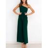 imageANRABESS Women Summer Dressy Jumpsuits One Shoulder Sleeveless Casual Wide Leg Pants Romper Jumper 2025 Trendy Fall OutfitsDeep Green