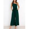 imageANRABESS Women Summer Dressy Jumpsuits One Shoulder Sleeveless Casual Wide Leg Pants Romper Jumper 2025 Trendy Fall OutfitsDeep Green