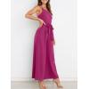 imageANRABESS Women Summer Dressy Jumpsuits One Shoulder Sleeveless Casual Wide Leg Pants Romper Jumper 2025 Trendy Fall OutfitsDeep Rose
