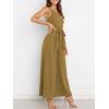 imageANRABESS Women Summer Dressy Jumpsuits One Shoulder Sleeveless Casual Wide Leg Pants Romper Jumper 2025 Trendy Fall OutfitsKhaki