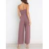 imageANRABESS Women Summer Dressy Jumpsuits One Shoulder Sleeveless Casual Wide Leg Pants Romper Jumper 2025 Trendy Fall OutfitsPink