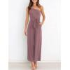 imageANRABESS Women Summer Dressy Jumpsuits One Shoulder Sleeveless Casual Wide Leg Pants Romper Jumper 2025 Trendy Fall OutfitsPink