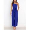 imageANRABESS Women Summer Dressy Jumpsuits One Shoulder Sleeveless Casual Wide Leg Pants Romper Jumper 2025 Trendy Fall OutfitsRoyal Blue