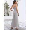 imageANRABESS Women V Neck Spaghetti Strap Wide Leg Dressy Jumpsuits 2025 Summer Casual One Piece Jumper Romper Outfits ampamp PocketsLight Grey