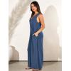 imageANRABESS Womens Casual Summer Loose Jumpsuits Sleeveless Tank V Neck Wide Leg Long Pant Rompers Baggy Jumper with PocketsDark Blue