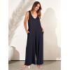 imageANRABESS Womens Casual Summer Loose Jumpsuits Sleeveless Tank V Neck Wide Leg Long Pant Rompers Baggy Jumper with PocketsNavy Blue