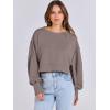 imageANRABESS Womens Cropped Sweatshirts Oversized Crewneck Long Sleeve Tops 2025 Fall Winter Loose Pullover Teen Girls ClothesBrown