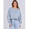 imageANRABESS Womens Cropped Sweatshirts Oversized Crewneck Long Sleeve Tops 2025 Fall Winter Loose Pullover Teen Girls ClothesLight Blue