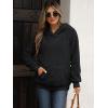 imageANRABESS Womens Hoodies Fleece Sherpa Sweatshirt 2025 Fall Loose Double Fuzzy Cozy Fluffy Warm Winter Pullover with PocketBlack