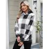 imageANRABESS Womens Hoodies Fleece Sherpa Sweatshirt 2025 Fall Loose Double Fuzzy Cozy Fluffy Warm Winter Pullover with PocketBlack White Plaid
