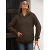 imageANRABESS Womens Hoodies Fleece Sherpa Sweatshirt 2025 Fall Loose Double Fuzzy Cozy Fluffy Warm Winter Pullover with PocketBrown