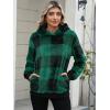 imageANRABESS Womens Hoodies Fleece Sherpa Sweatshirt 2025 Fall Loose Double Fuzzy Cozy Fluffy Warm Winter Pullover with PocketGreen Plaid
