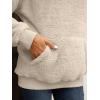 imageANRABESS Womens Hoodies Fleece Sherpa Sweatshirt 2025 Fall Loose Double Fuzzy Cozy Fluffy Warm Winter Pullover with PocketLight Khaki