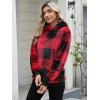 imageANRABESS Womens Hoodies Fleece Sherpa Sweatshirt 2025 Fall Loose Double Fuzzy Cozy Fluffy Warm Winter Pullover with PocketRed Plaid