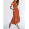 imageANRABESS Womens Jumpsuits Summer Wide Leg Sleeveless V Neck Casual Dressy Linen Pants Rompers 2025 Vacation Beach OutfitsBrick Red