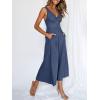 imageANRABESS Womens Jumpsuits Summer Wide Leg Sleeveless V Neck Casual Dressy Linen Pants Rompers 2025 Vacation Beach OutfitsDeep Blue