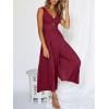imageANRABESS Womens Jumpsuits Summer Wide Leg Sleeveless V Neck Casual Dressy Linen Pants Rompers 2025 Vacation Beach OutfitsFuchsia