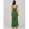 imageANRABESS Womens Jumpsuits Summer Wide Leg Sleeveless V Neck Casual Dressy Linen Pants Rompers 2025 Vacation Beach OutfitsGreen