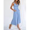 imageANRABESS Womens Jumpsuits Summer Wide Leg Sleeveless V Neck Casual Dressy Linen Pants Rompers 2025 Vacation Beach OutfitsSky Blue