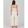imageANRABESS Womens Jumpsuits Summer Wide Leg Sleeveless V Neck Casual Dressy Linen Pants Rompers 2025 Vacation Beach OutfitsWhite