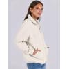 imageANRABESS Womens Oversized Full Zip Up Sweatshirts Jacket 2025 Fall Fleece Long Sleeve Hoodies OutfitsBeige