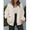 imageANRABESS Womens Oversized Full Zip Up Sweatshirts Jacket 2025 Fall Fleece Long Sleeve Hoodies OutfitsBeige