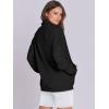imageANRABESS Womens Oversized Full Zip Up Sweatshirts Jacket 2025 Fall Fleece Long Sleeve Hoodies OutfitsBlack
