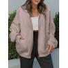 imageANRABESS Womens Oversized Full Zip Up Sweatshirts Jacket 2025 Fall Fleece Long Sleeve Hoodies OutfitsNutmeg