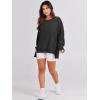 imageANRABESS Womens Oversized Sweatshirts Crew Neck Long Sleeve Shirts Casual Loose Slit 2025 Fall Outfits Y2K Teen Girls ClothesBlack