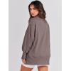 imageANRABESS Womens Oversized Sweatshirts Crew Neck Long Sleeve Shirts Casual Loose Slit 2025 Fall Outfits Y2K Teen Girls ClothesBrown